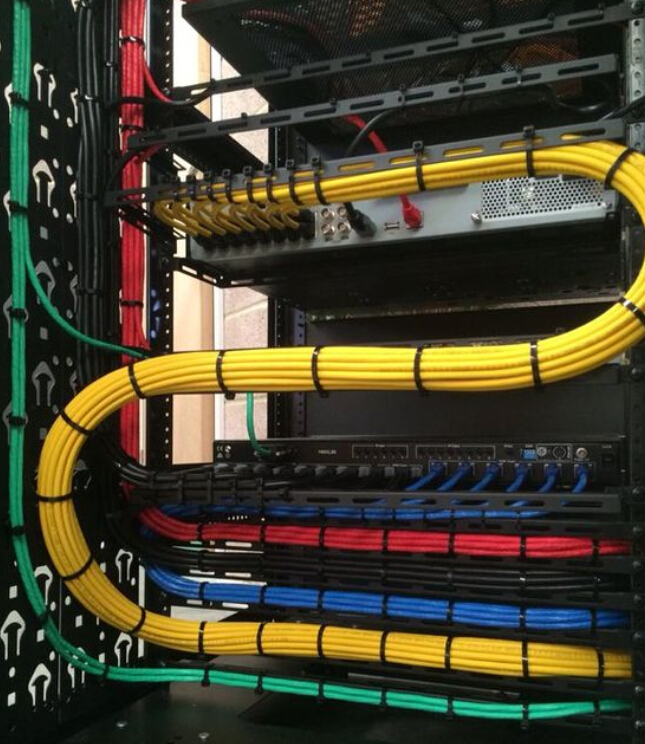 Server Cable Management In Cabinets